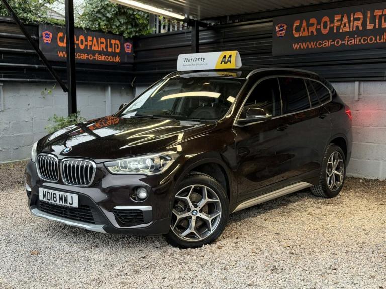 BMW X1 1.5 X1 sDrive18i xLine Brown Manual Petrol 2018+SAT-NAV+DARK BROWN LEATHR