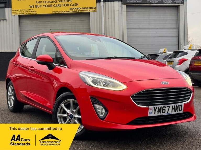 2018 Ford Fiesta 1.0T EcoBoost Zetec Euro 6 (s/s) 5dr HATCHBACK Petrol Manual
