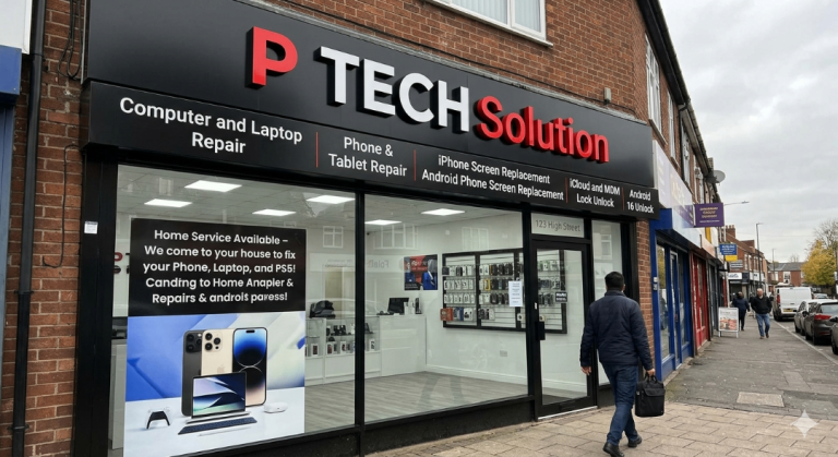 P TECH Solution: Expert Tech Repairs Delivered to Your Door**
