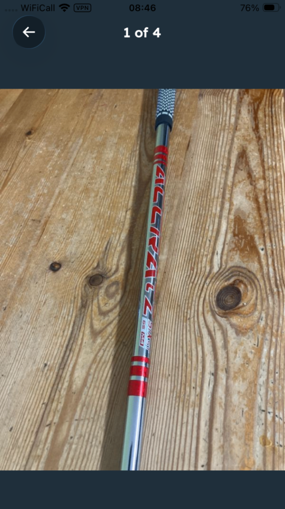 Accra tz6 st driver shaft 
