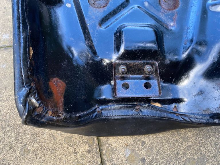 Classic Honda motorcycle seat