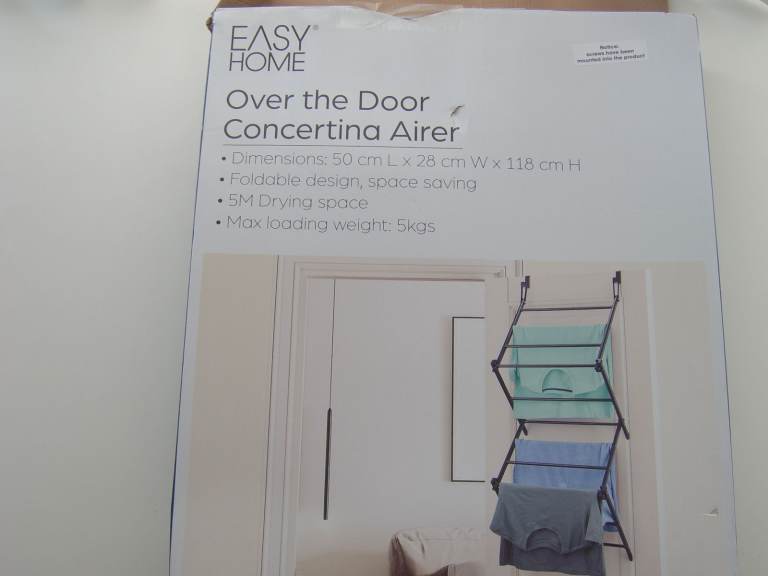 over door concertina clothes airer