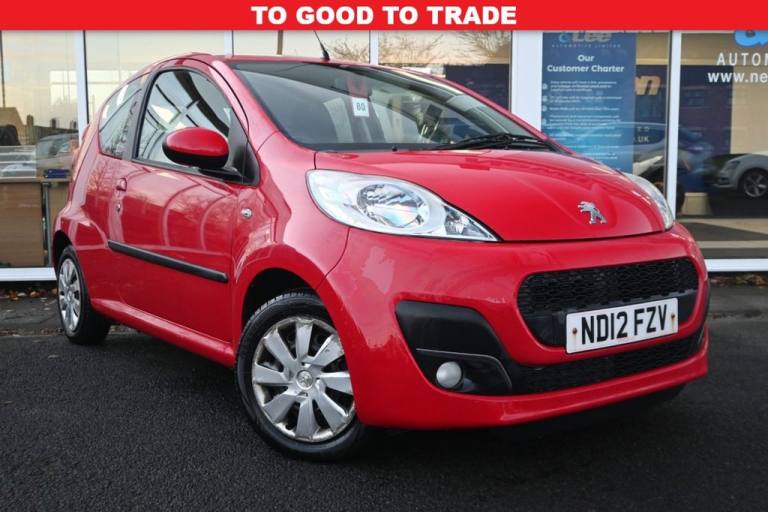 2012 Peugeot 107 1.0 Active 3dr HATCHBACK PETROL Manual