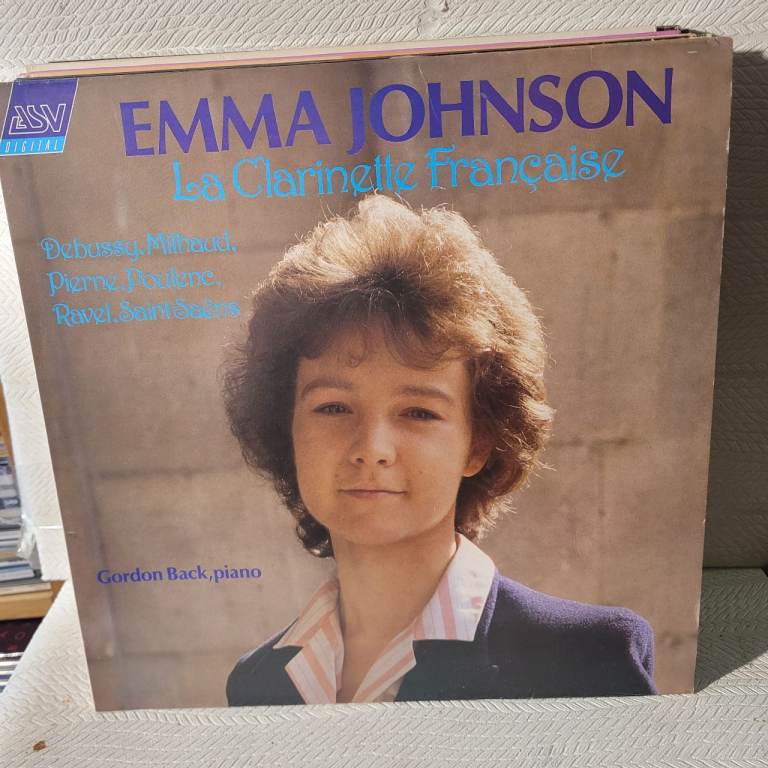 Emma Johnson La Clarinette Française Vinyl Record Album. R2/8