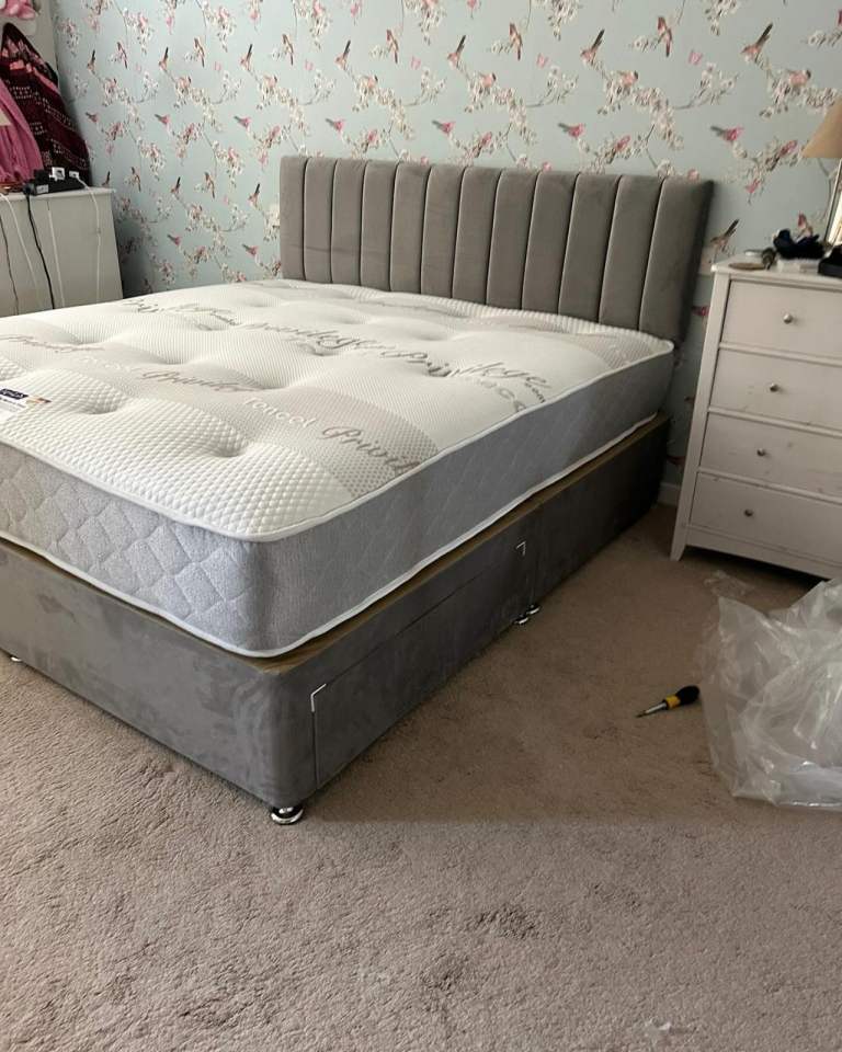 Smart Deal || Divan Super King Size bed with mattress || Storage Options || Free Delivery