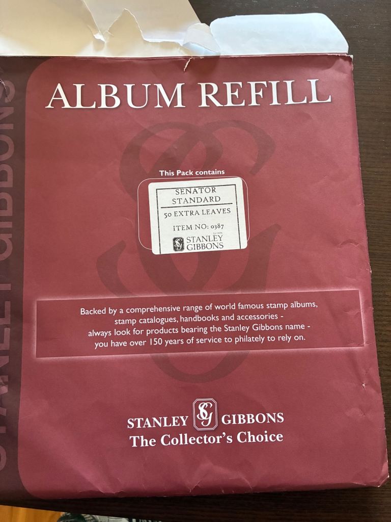 Vintage STANLEY GIBBONS GREEN SPRINGBACK STAMP ALBUM