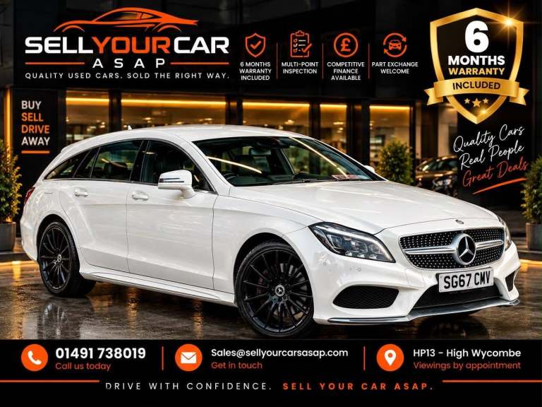 2017 Mercedes-Benz CLS 2.1 CLS220d AMG Line Shooting Brake G-Tronic+ Euro 6 (s/s) 5dr ESTATE Dies...