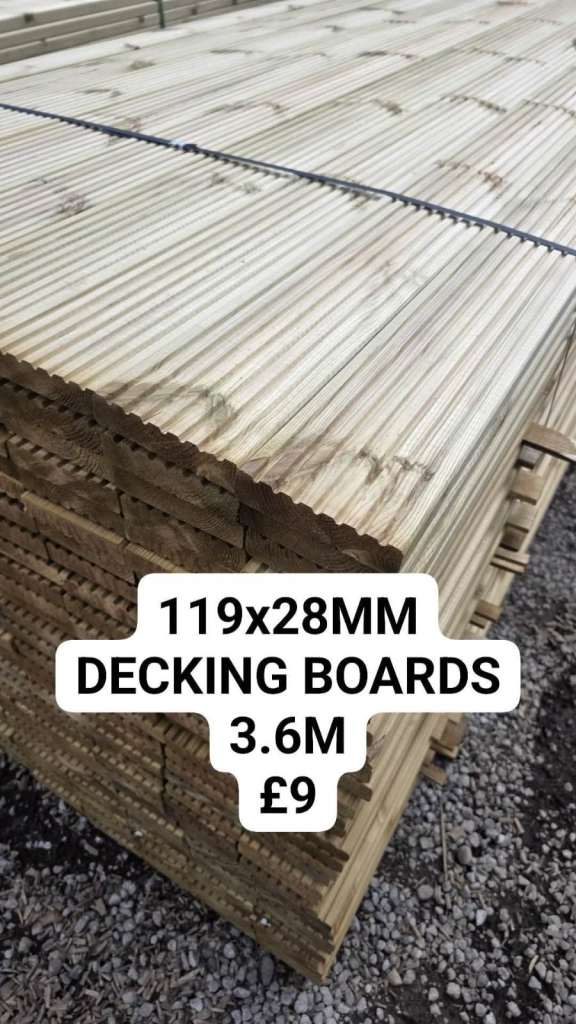 ❤️ TIMBER DECKING BOARDS & JOISTS 