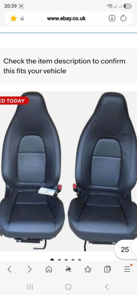 Jaguar f-pace/ boat seats