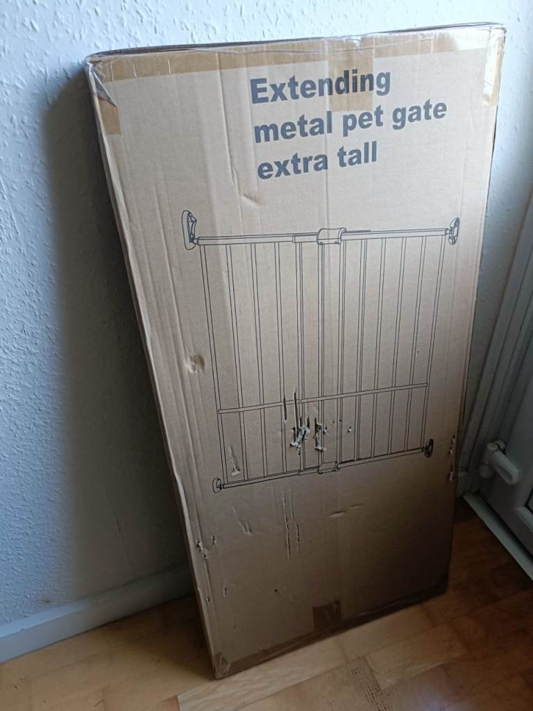 Extending pet gate extra tall