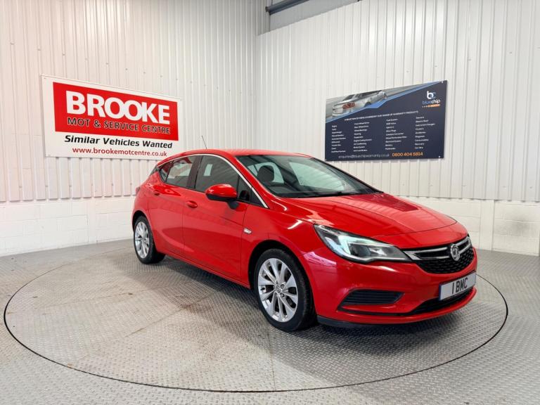 2016 Vauxhall Astra 1.4i 16V Design 5dr HATCHBACK PETROL Manual