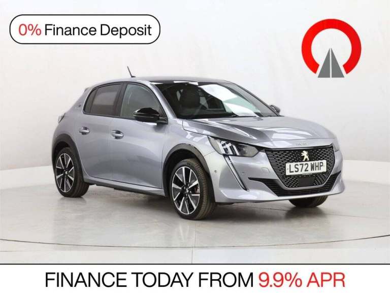 2023 Peugeot E-208 50kWh GT Hatchback 5dr Electric Auto (11kW Charger) (136 ps) Hatchback ELECTRI...