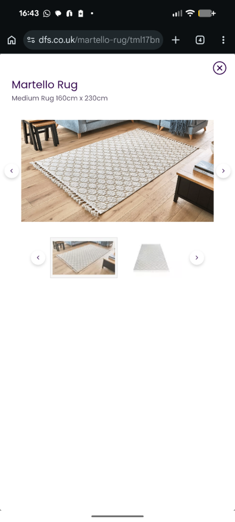 Dfs Martello rug