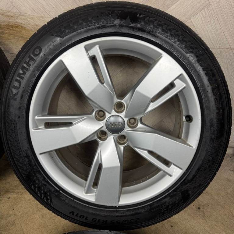 19'' GENUINE AUDI Q5 5 SPLIT SPOKE S LINE ALLOY WHEELS TYRES ALLOYS