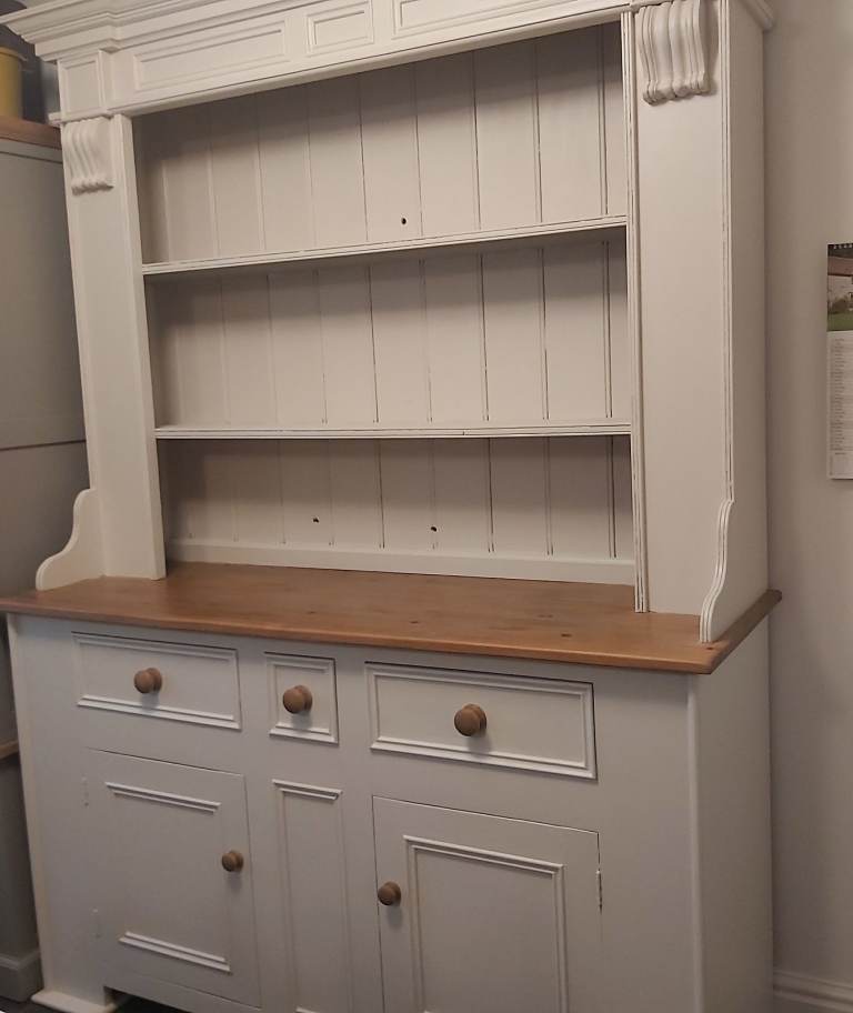Dresser painted in Farrow and Ball skimming stone