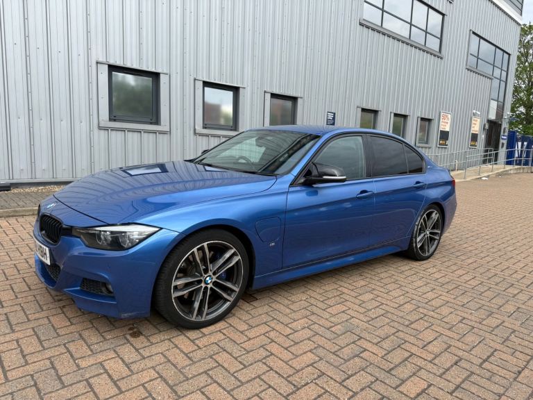 2018 18, F30 BMW 3 SERIES 330e MSPORT SHADOW EDITION HYBRID AUTO, 85K, FSH, MOT, LEATHERS