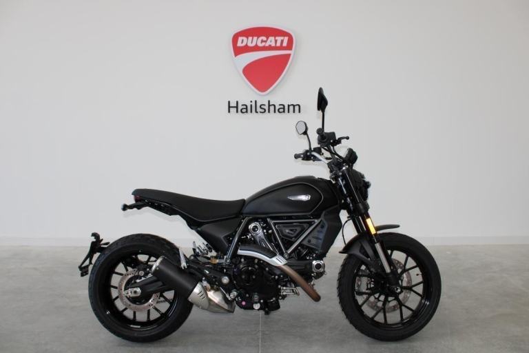 2025 Ducati Scrambler Icon Dark, New and Unregistered, Black