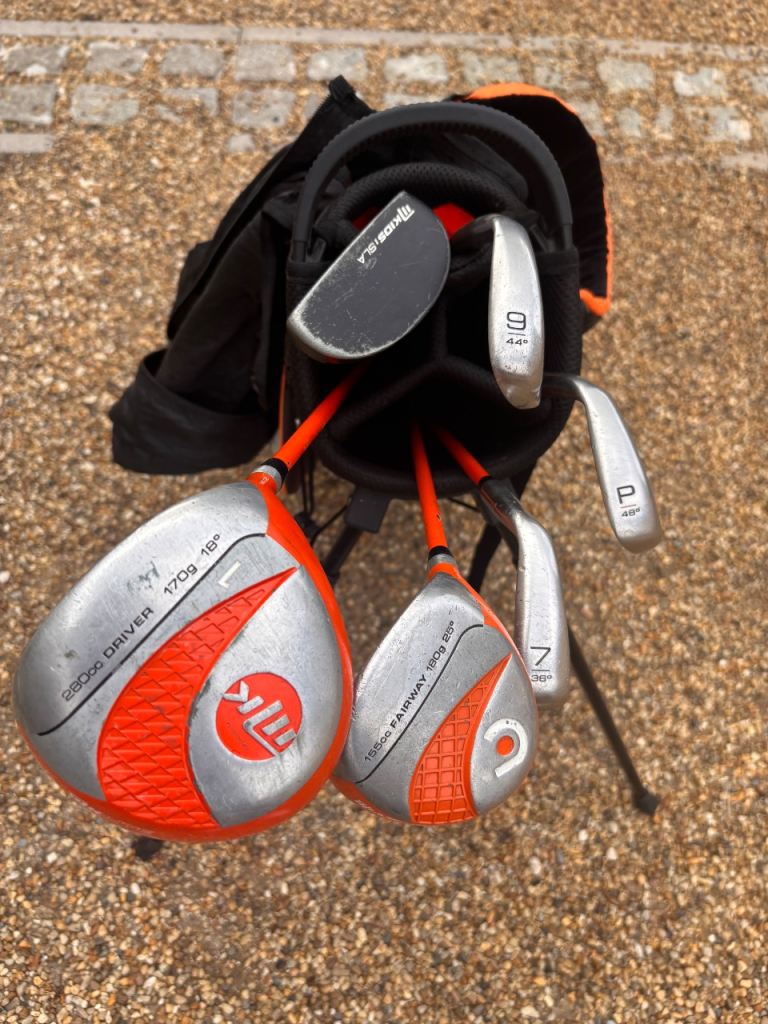MKids Junior Golf Club Set - Orange Junior Clubs