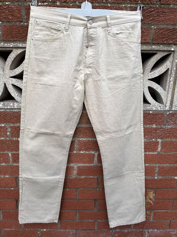 Levi’s 551 Jeans W36 L32 Cream Beige Straight Leg Vintage Style