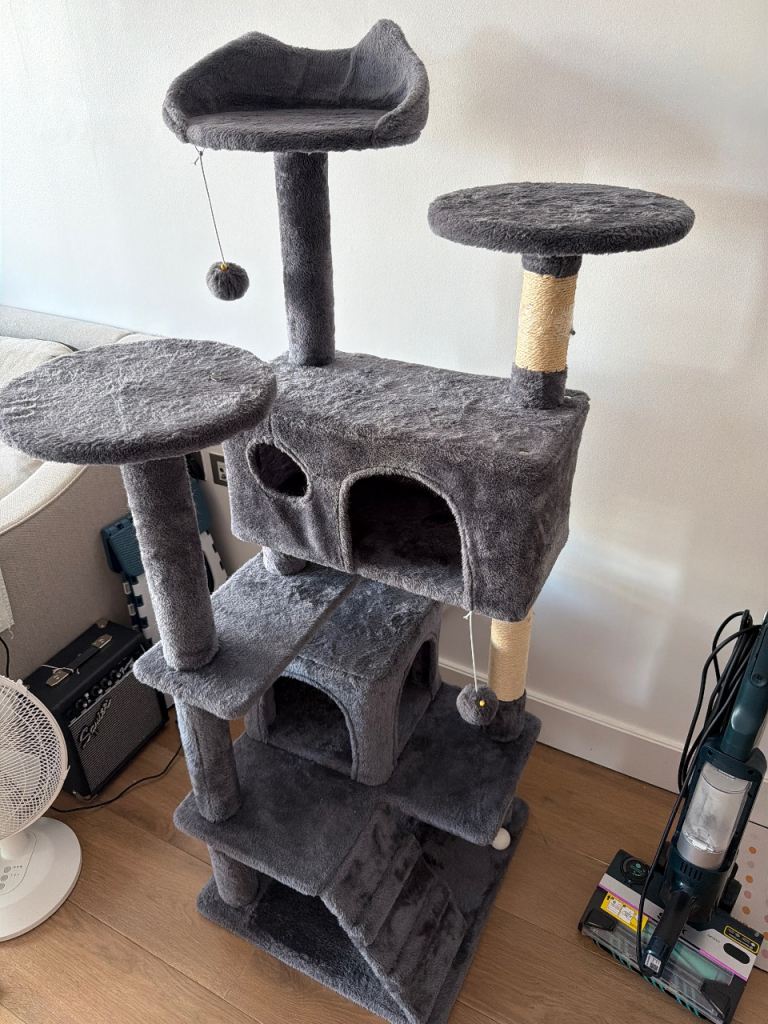 Grey Cat tree for sale 