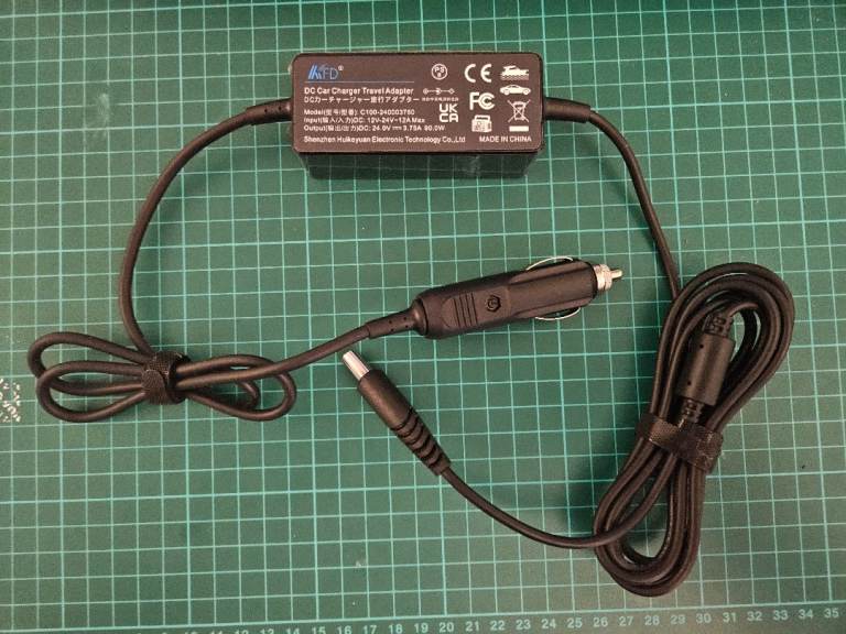 KFD Resmed Airsense 12V/24V DC Adapter Vehicle Cigarette Lighter