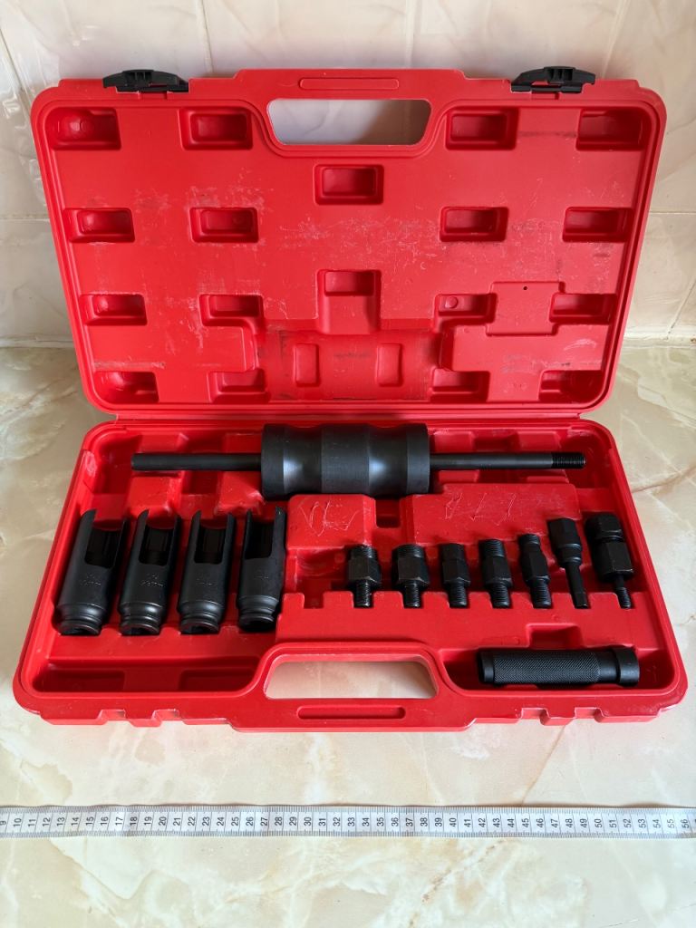 14 Pcs Injection Puller Tool, CDI Injector Extractor Set Diesel Injector Remover 