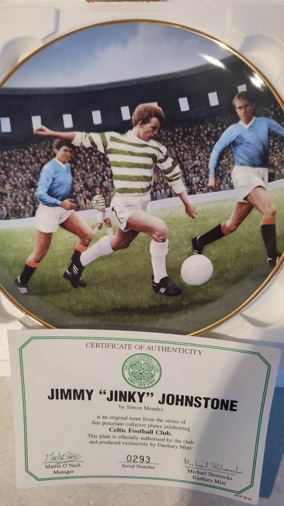 Glasgow Celtic Danbury Display Plates