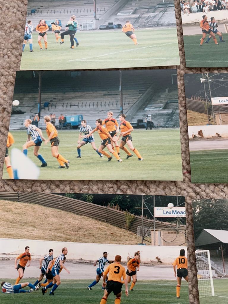 Halifax Town V Hull City photos 1989