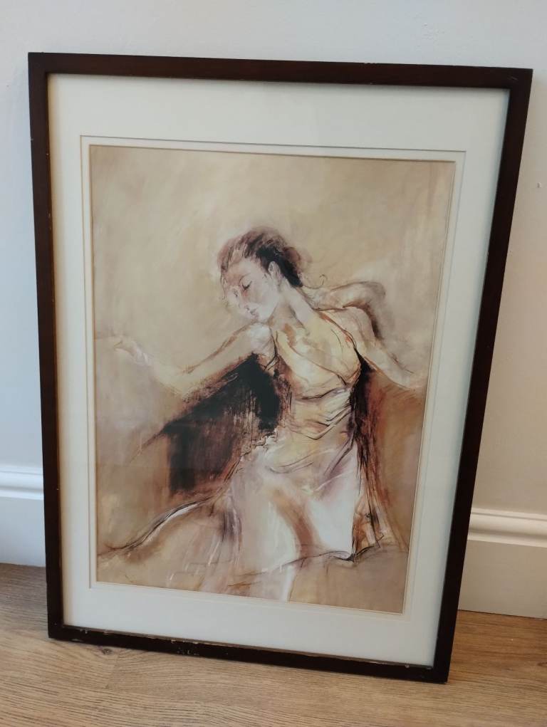 Print "Dancer" Karlo Zuno. Expressionism. Vgc.