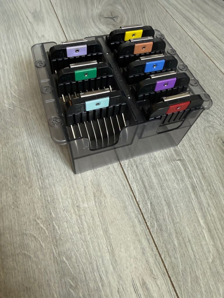 Wahl Dog Grooming Clippers Guide Combs, Set of 8 Comb Attachments