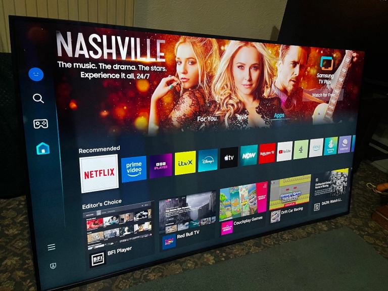 Samsung 2022 55inch Crystal Clear Smart 4K Ultra HD HDR LED TV with Biz by, Alexa & Google Assistant