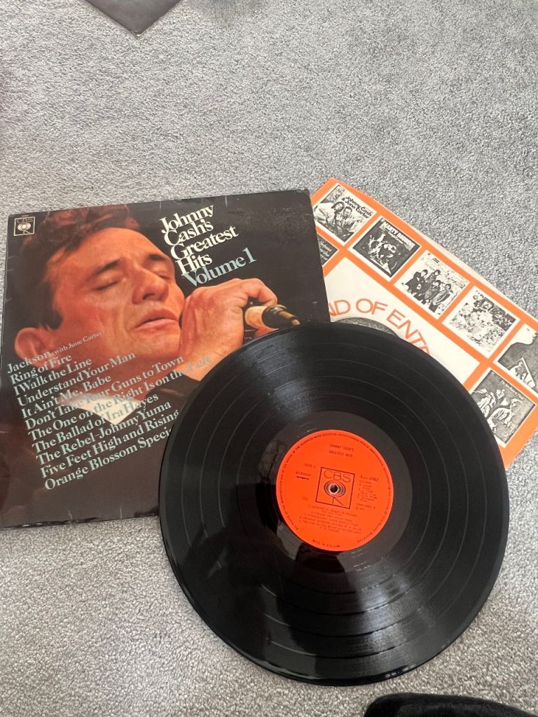 Johnny Cash's Greatest Hits Volume 1 Vinyl Record