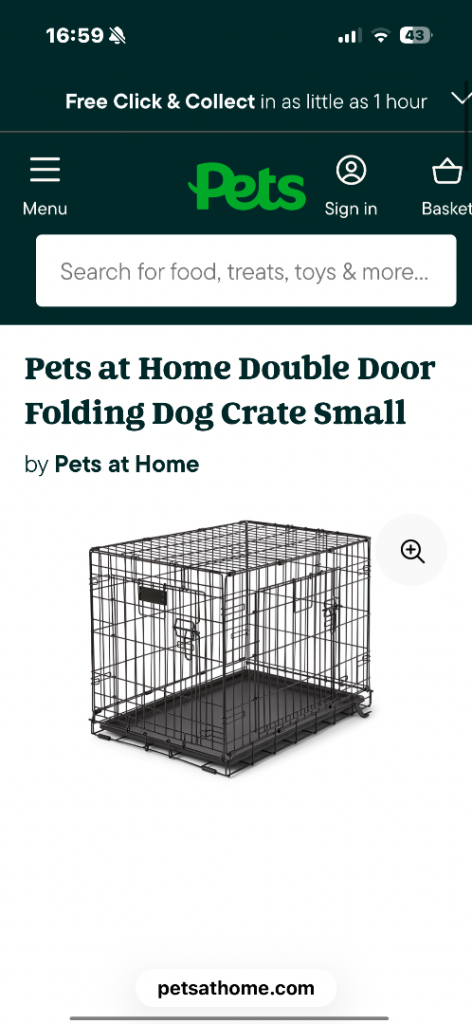 Dog crate 