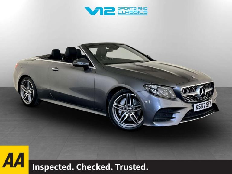 2017 Mercedes-Benz E Class E220d AMG Line Premium Plus 2dr 9G-Tronic CONVERTIBLE DIESEL Automatic