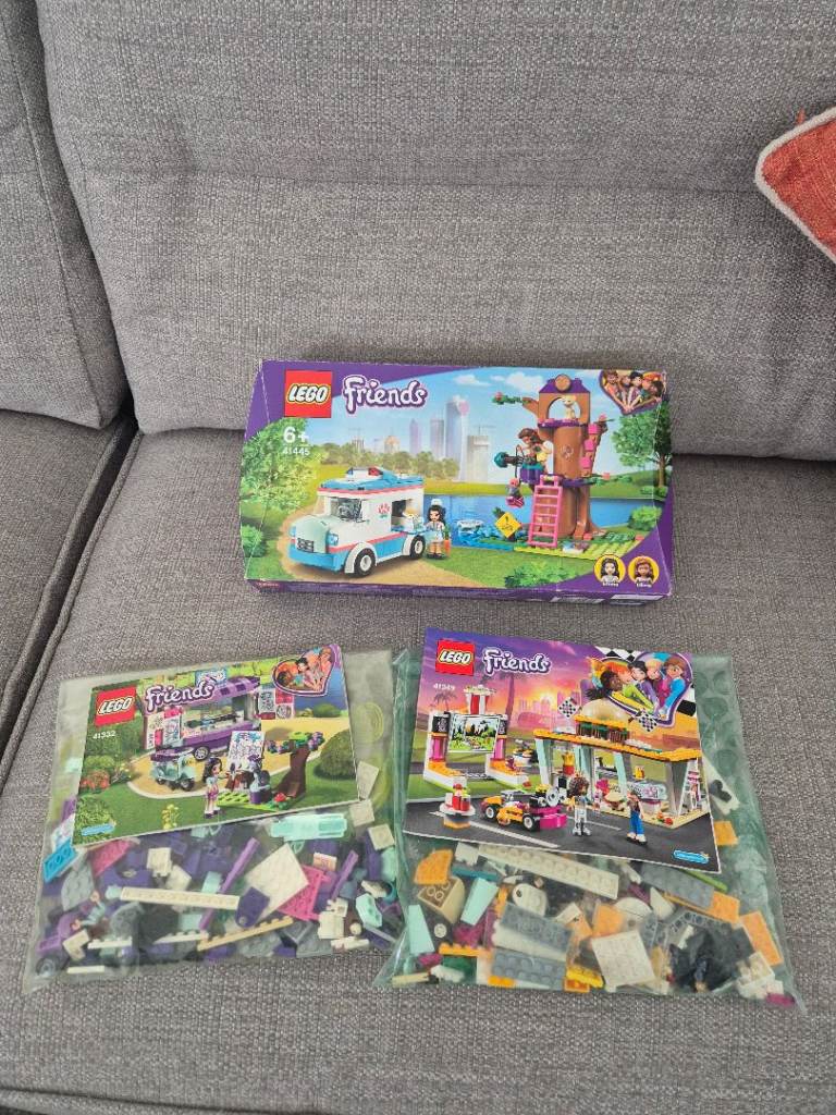 3 Sets Of Friends Lego all Complete with Full Instructions