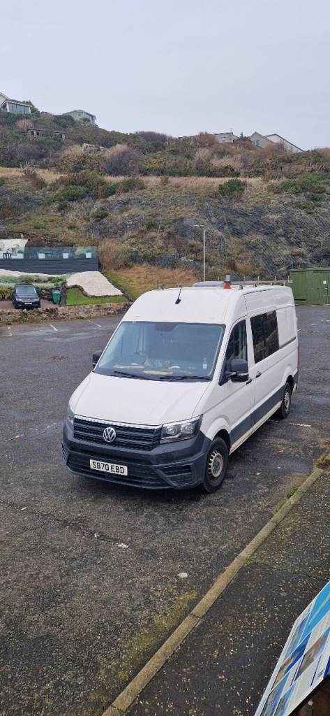 Converted 2020 Volkswagen Crafter CR35 Startline TDI High Roof Van PANEL VAN Diesel Manual