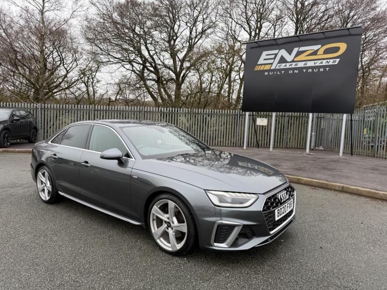 2020 20 REG AUDI A4 S LINE 35 TFSI 2.0 PETROL S TRONIC AUTO 5 DOOR SALOON