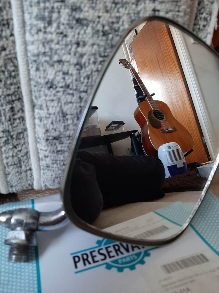 Nearside wing mirror