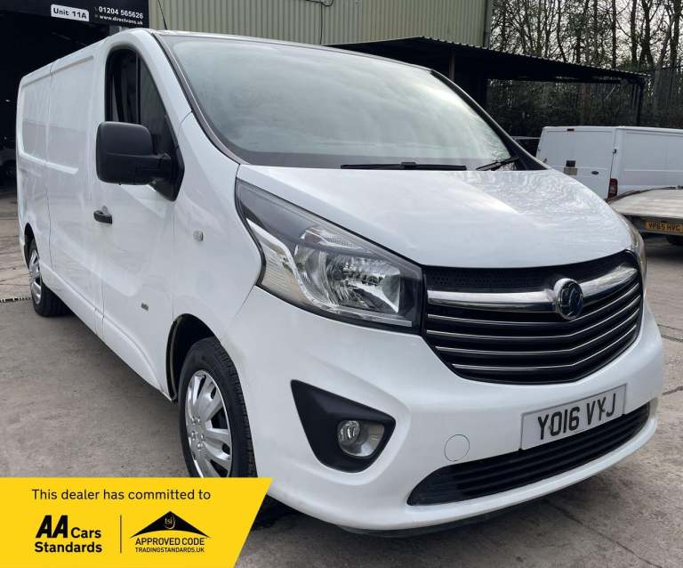 2016 Vauxhall Vivaro 2900 1.6CDTI BiTurbo 120PS ecoFLEX Sportive H1 Van PANEL VAN DIESEL Manual