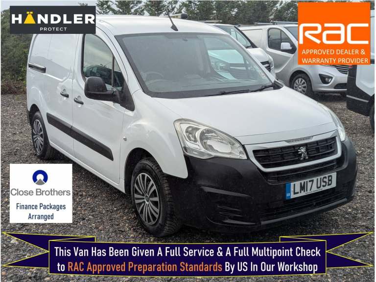 2017 Peugeot Partner 850 1.6 BlueHDi 100 Professional Van [non SS] PANEL VAN Diesel Manual