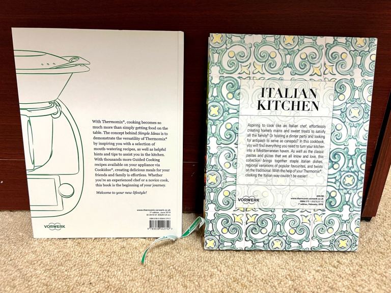 2 New Thermomix hand back books