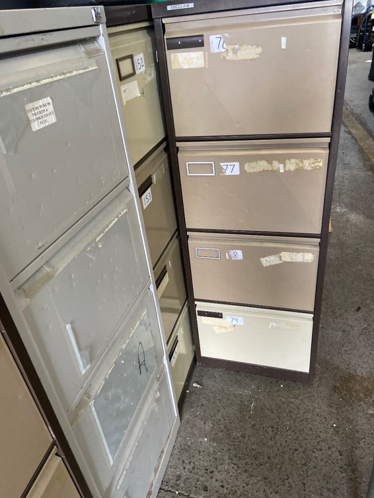 4 drawer filing cabinets no key