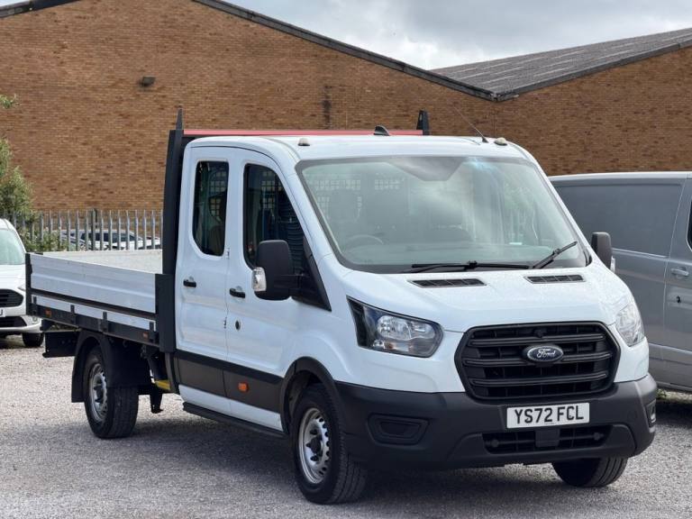 2022 Ford Transit 2.0 350 EcoBlue Leader Dropside Double Cab 4dr Diesel Manual RWD L4 Euro 6  Dro...