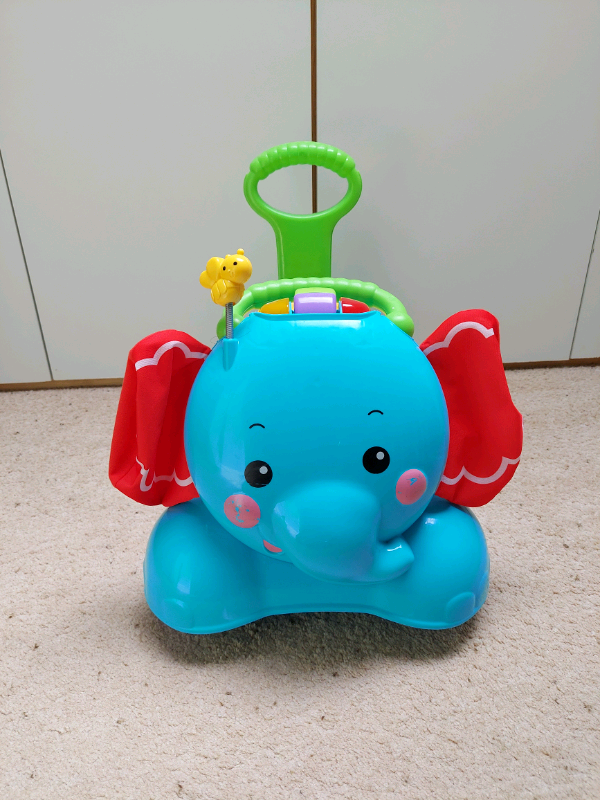 Fisher price elephant ride-on/walker