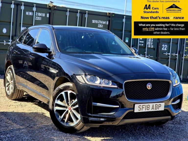 2018 Jaguar F-Pace 2.0 D180 R-Sport SUV 5dr Diesel Auto AWD Euro 6 (s/s) (180 ps) SUV Diesel Auto...