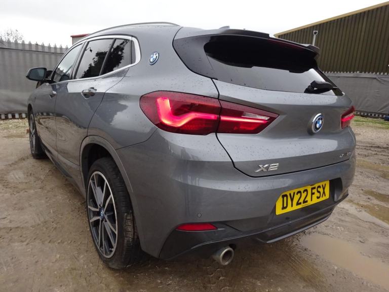 2022 22 REG BMW X2 XDRIVE25E M SPORT HYBRID AUTO DAMAGED REPAIRABLE SALVAGE