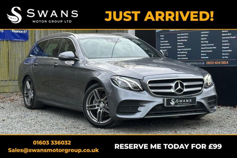 MERCEDES-BENZ E CLASS 2.0 E220d AMG Line Grey Auto Diesel 2017