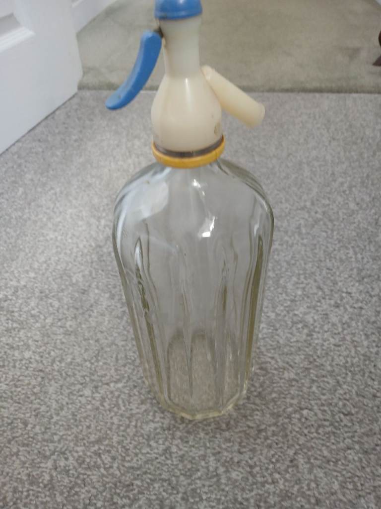 Vintage BARR's Siphon Soda Water Bottle - Glasgow