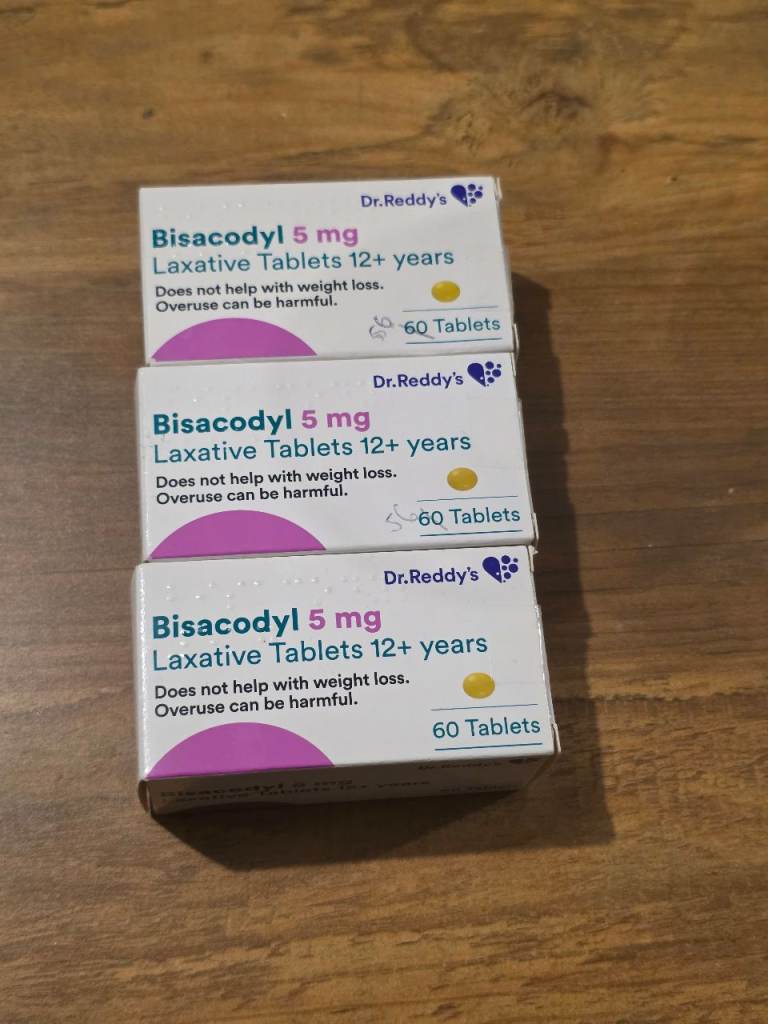 Bisacodyl 5mg laxative tablets
