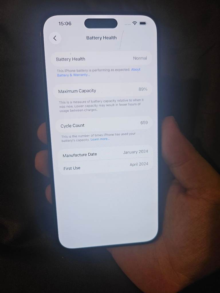 IPhone 15 Pro Max 256GB 89%BH (Read)